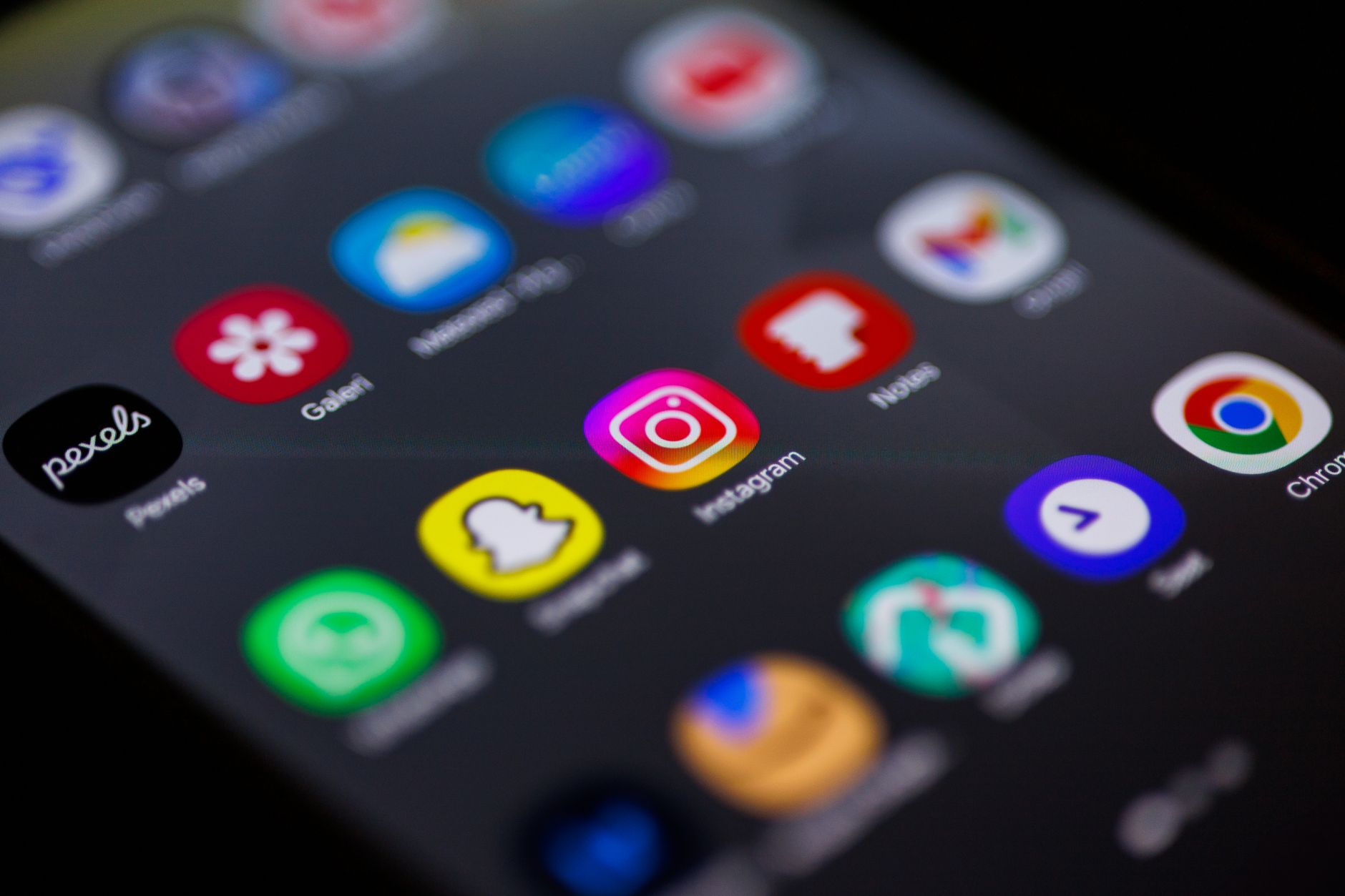 smartphone Snapchat profil